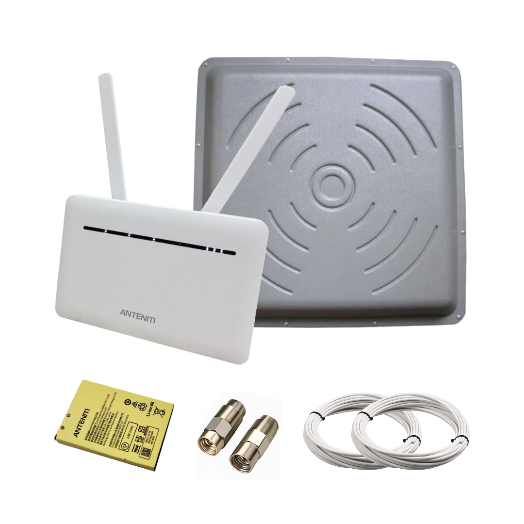 Комплект 4G ANTENITI B535 с аккумулятором/антенной Rnet Premium Mimo 2х24 дБ