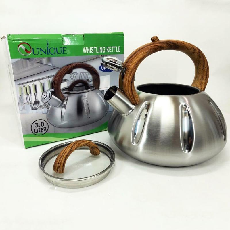 Чайник Unique UN-5303 со свистком 3 л Brown (tf5906) - фото 7 Чайник Unique UN-5303 со свистком 3 л Brown (tf5906) - фото 7
