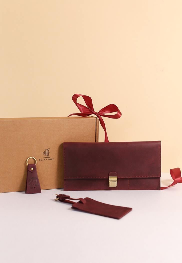 Набор кожаных аксессуаров для путешественника Верона (A-027322)