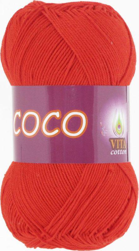 Пряжа Vita Cotton Coco 4319 красный (3395) Пряжа Vita Cotton Coco 4319 красный (3395)