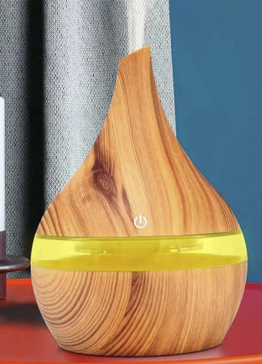 Зволожувач повітря ультразвуковий Xo Humidifier EL-066 з LED підсвічуванням 7 режимів Коричневий (62575232) - фото 2