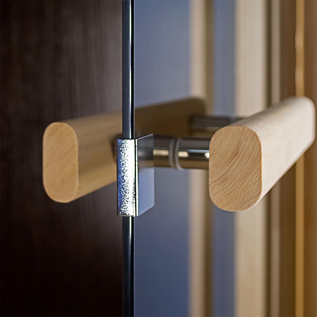 Дверь в сауну и баню Parmaster Classic 6 мм 2000x700 мм Бронзовый (1054000) - фото 4