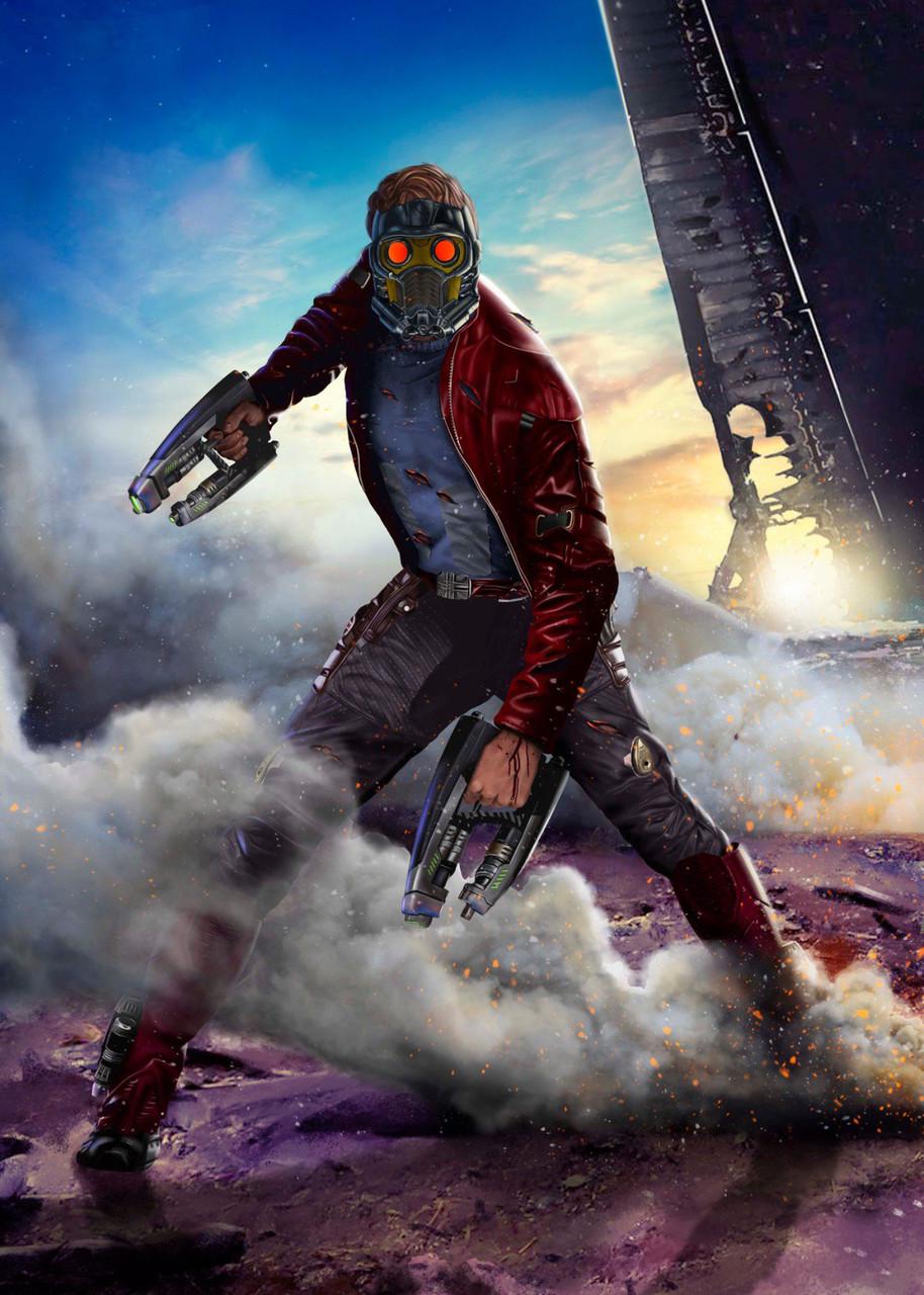 Картина постер Gee! Guardians of the Galaxy Стражи Галактики Звёздный Лорд 40х60 см GG.09.099