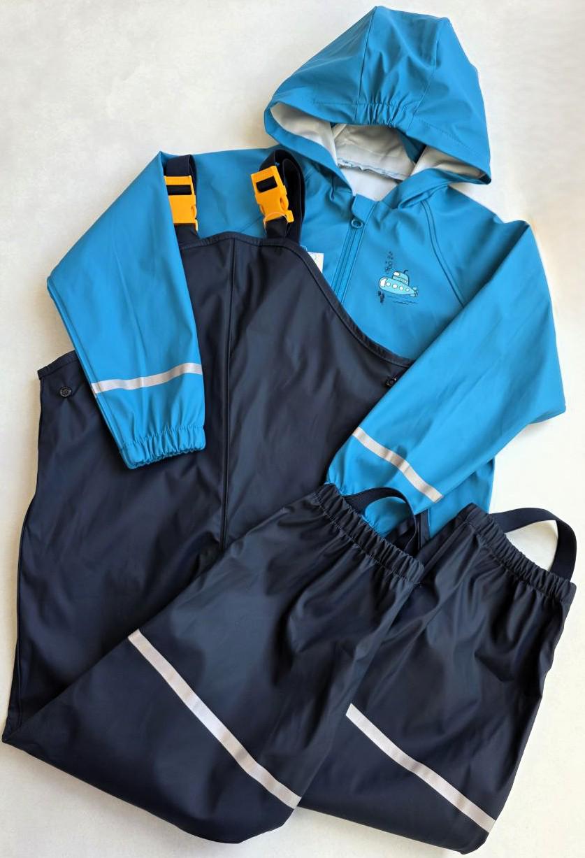 Дождевик-комплект для мальчика Lupilu без утепления 98-104 см (084551/088993)