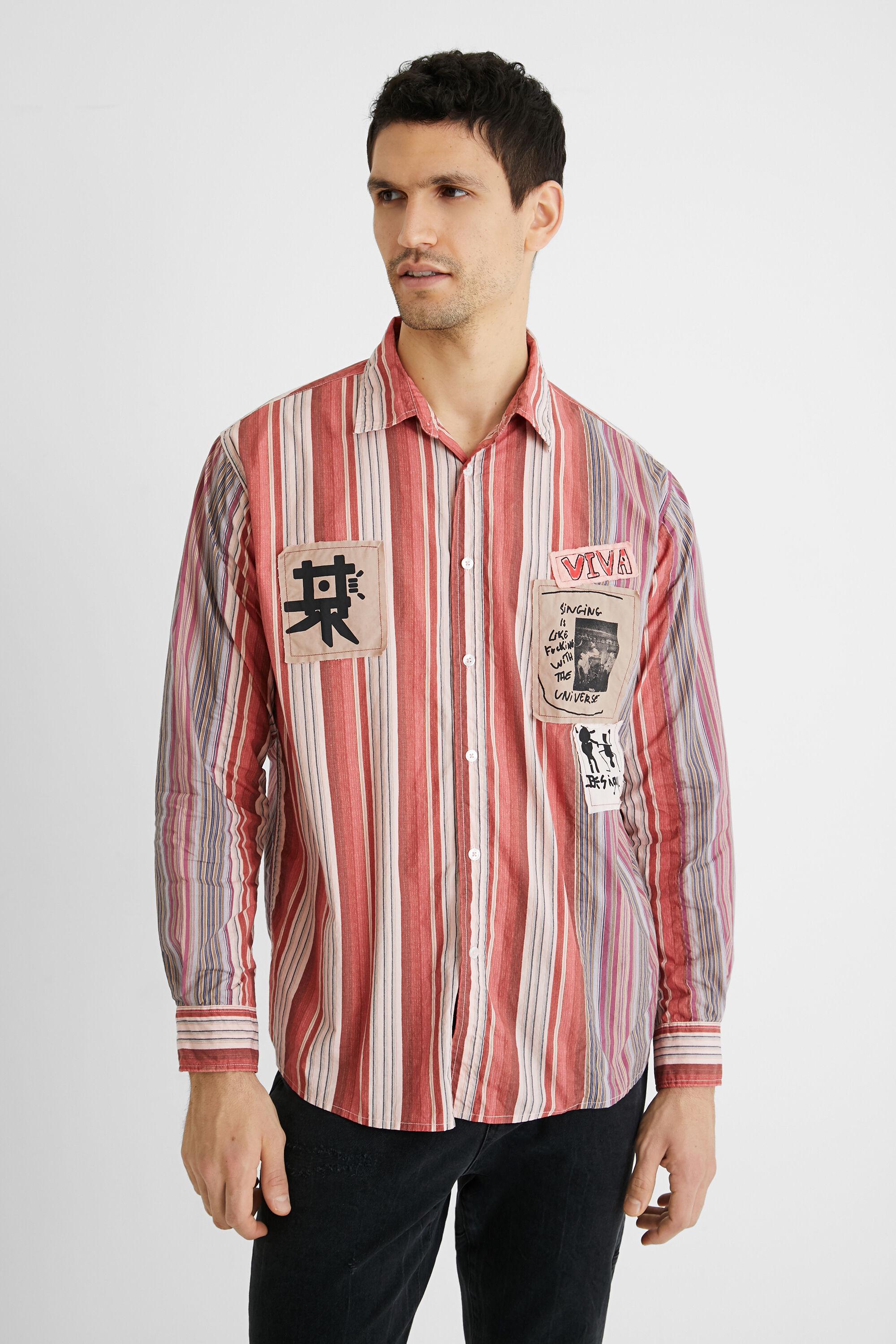 Рубашка мужская Desigual 21wmcw48 M Розовый