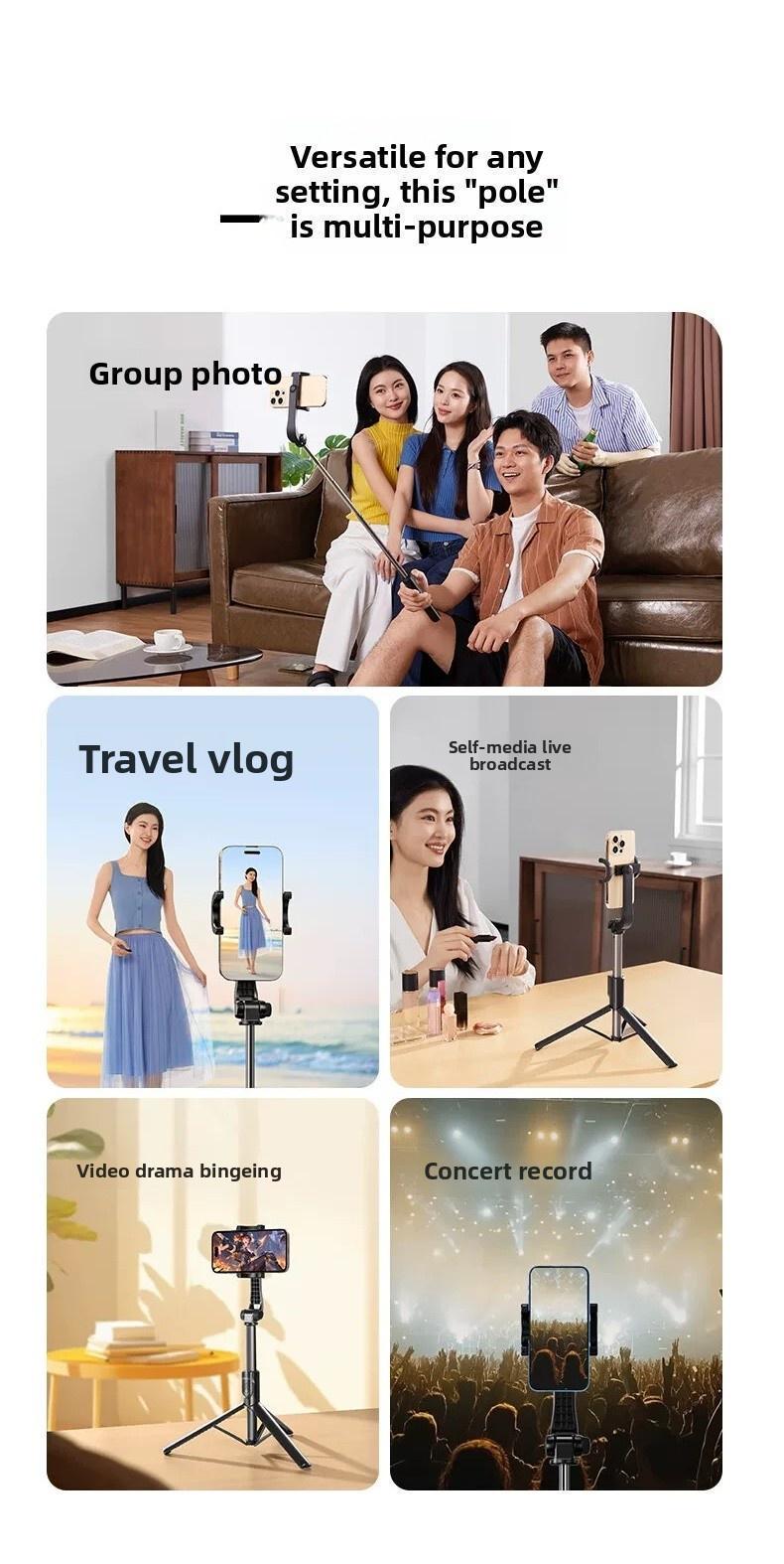 Селфі-палиця Ugreen 1. телескопічна алюмінієва 2 м Чорний (55487) - фото 4 Селфі-палиця Ugreen 1. телескопічна алюмінієва 2 м Чорний (55487) - фото 4