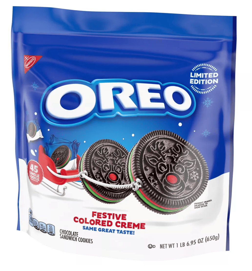 Печенье OREO Red и Green Creme Limited Edition 45 шт. 650 г (2844000397)