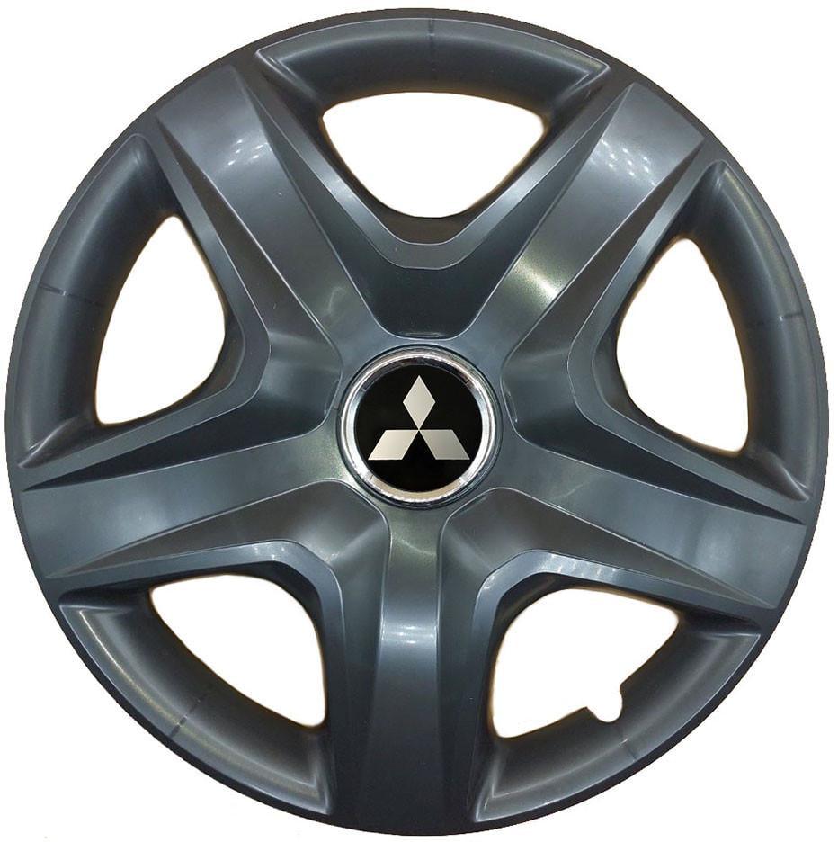 Комплект колпаков SJS R16 для Mitsubishi 418 4 шт. Черный (107330)