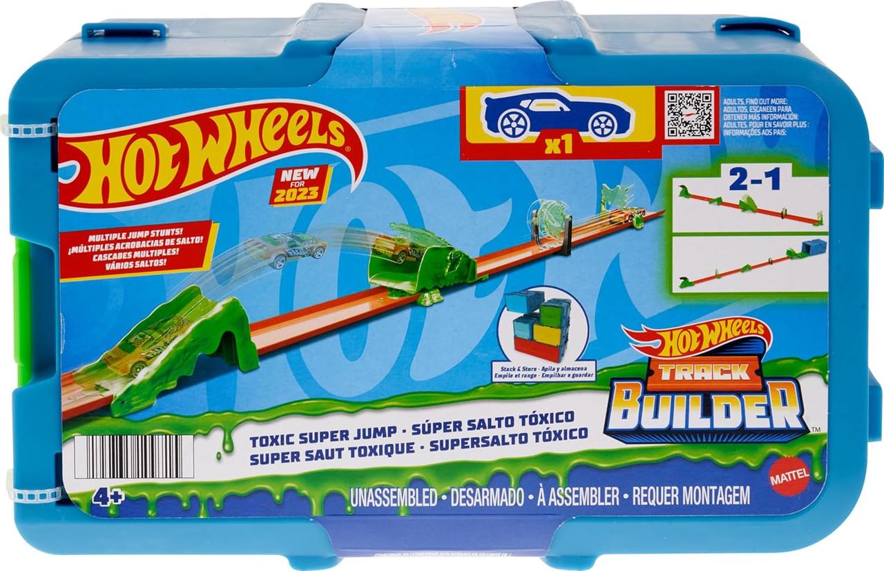 Ігровий набір Hot Wheels Track Builder Toxic Super Jump Pack HKX47 (18184638)