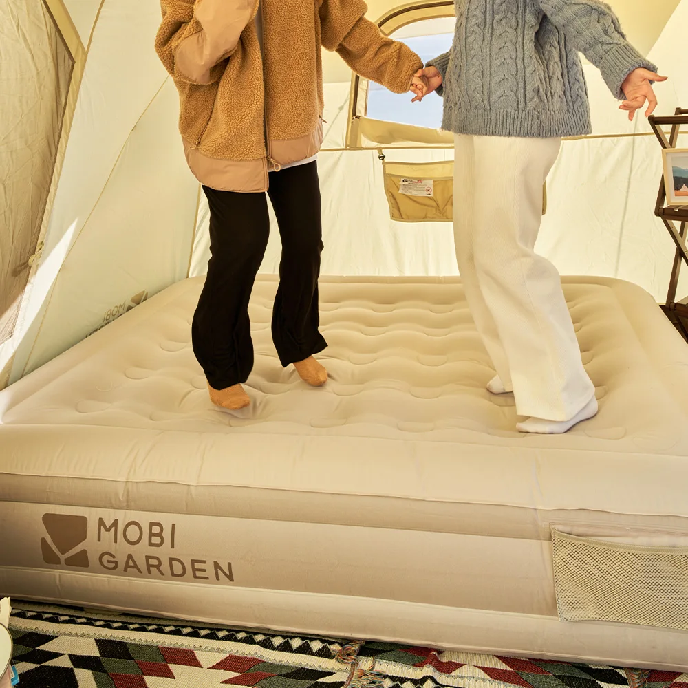 Матрац надувний одномісний Mobi Garden Air single bed NX22663010 sand 36 см - фото 5