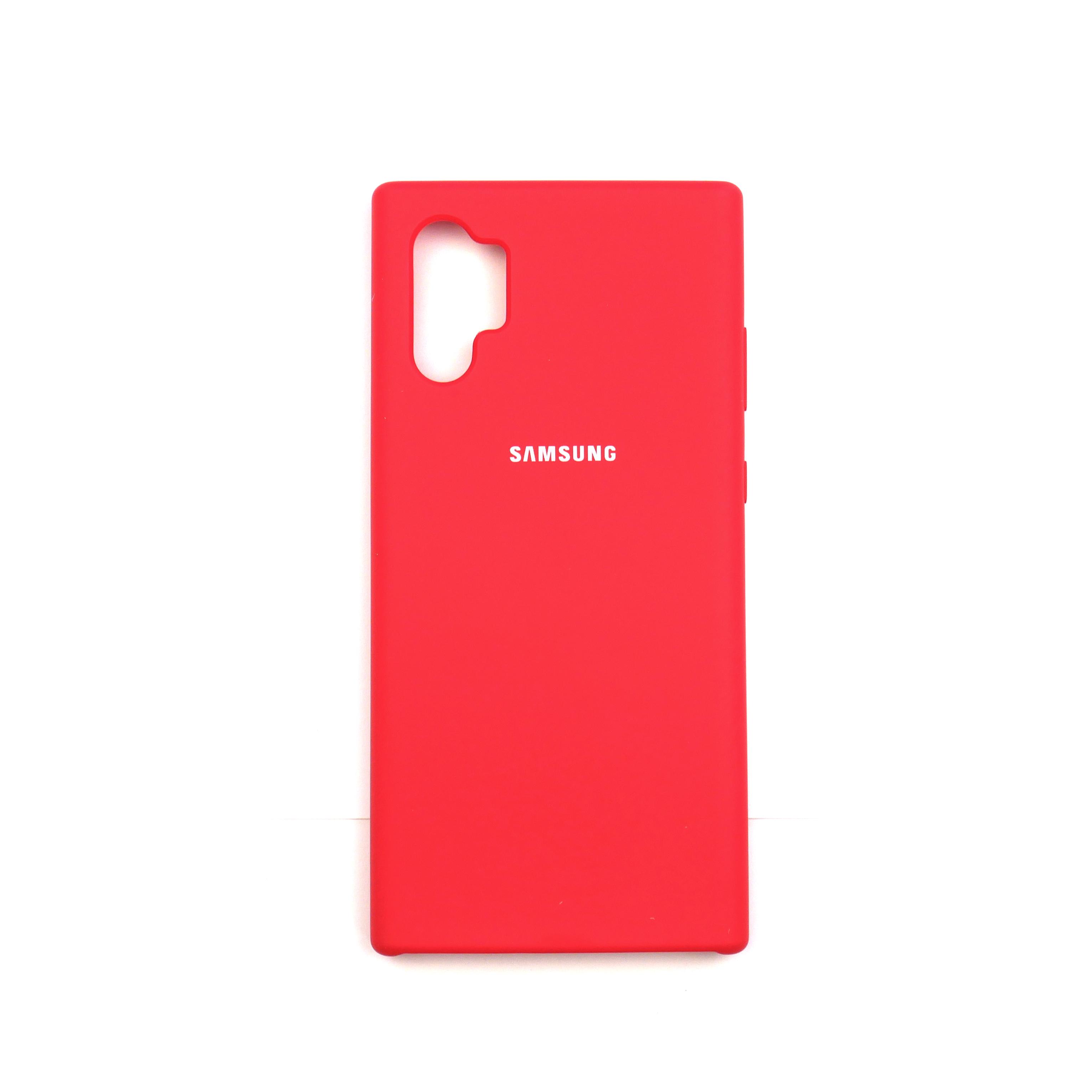 Чехол Jelly Silicone Case Samsung Note 10 Plus Red (14)