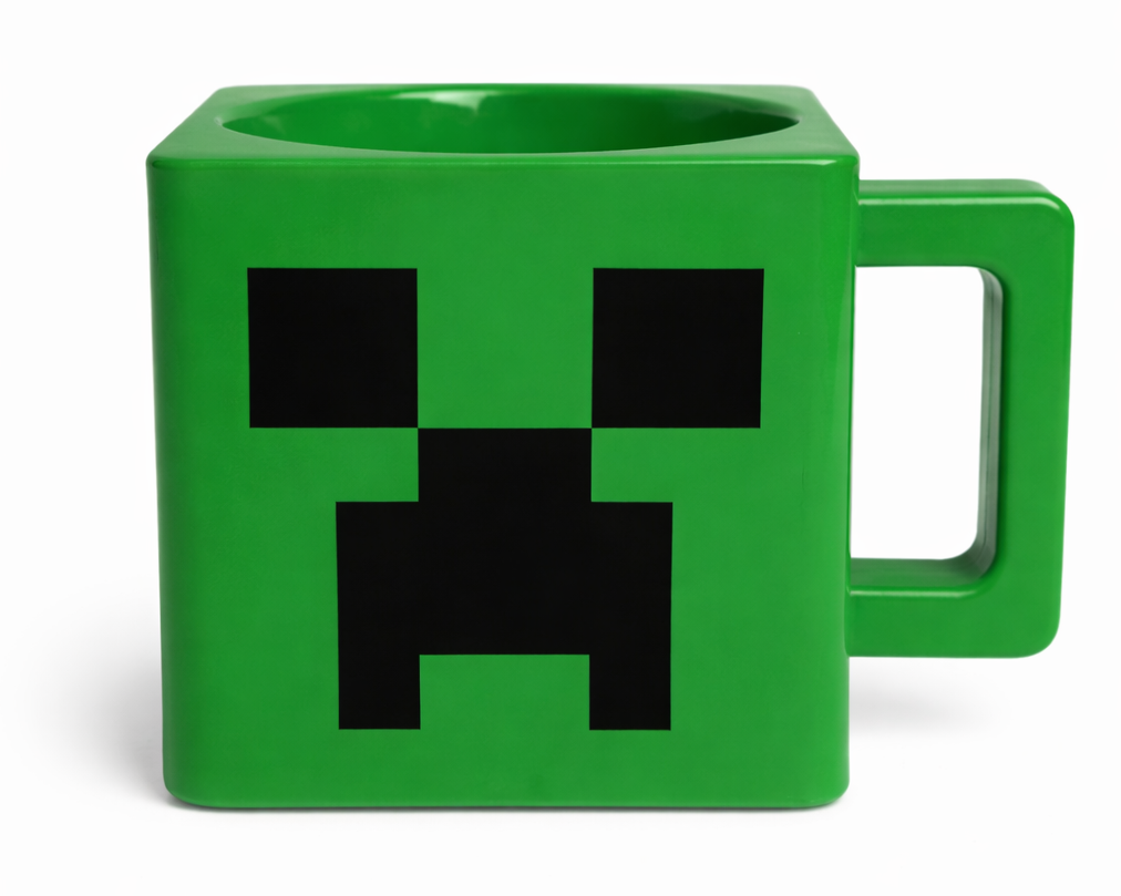 Чашка-кружка в стиле Майнкрафт Крипер 230 мл Зеленый (32081305)