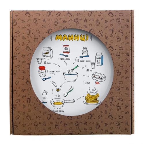 Тарелка обеденная КВАРТ Блинчики 25 см в подарочной упаковке (1209) - фото 2