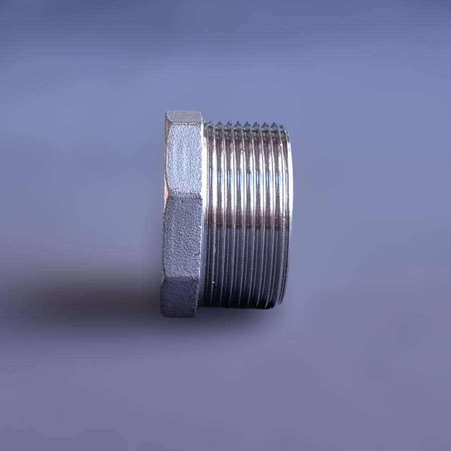 Заглушка різьбова восьмигранна DN40 BSPP н/ж сталь AISI304 Class-150 зовнішня різьба 1-1/2" (29203071) - фото 7 Заглушка різьбова восьмигранна DN40 BSPP н/ж сталь AISI304 Class-150 зовнішня різьба 1-1/2" (29203071) - фото 7