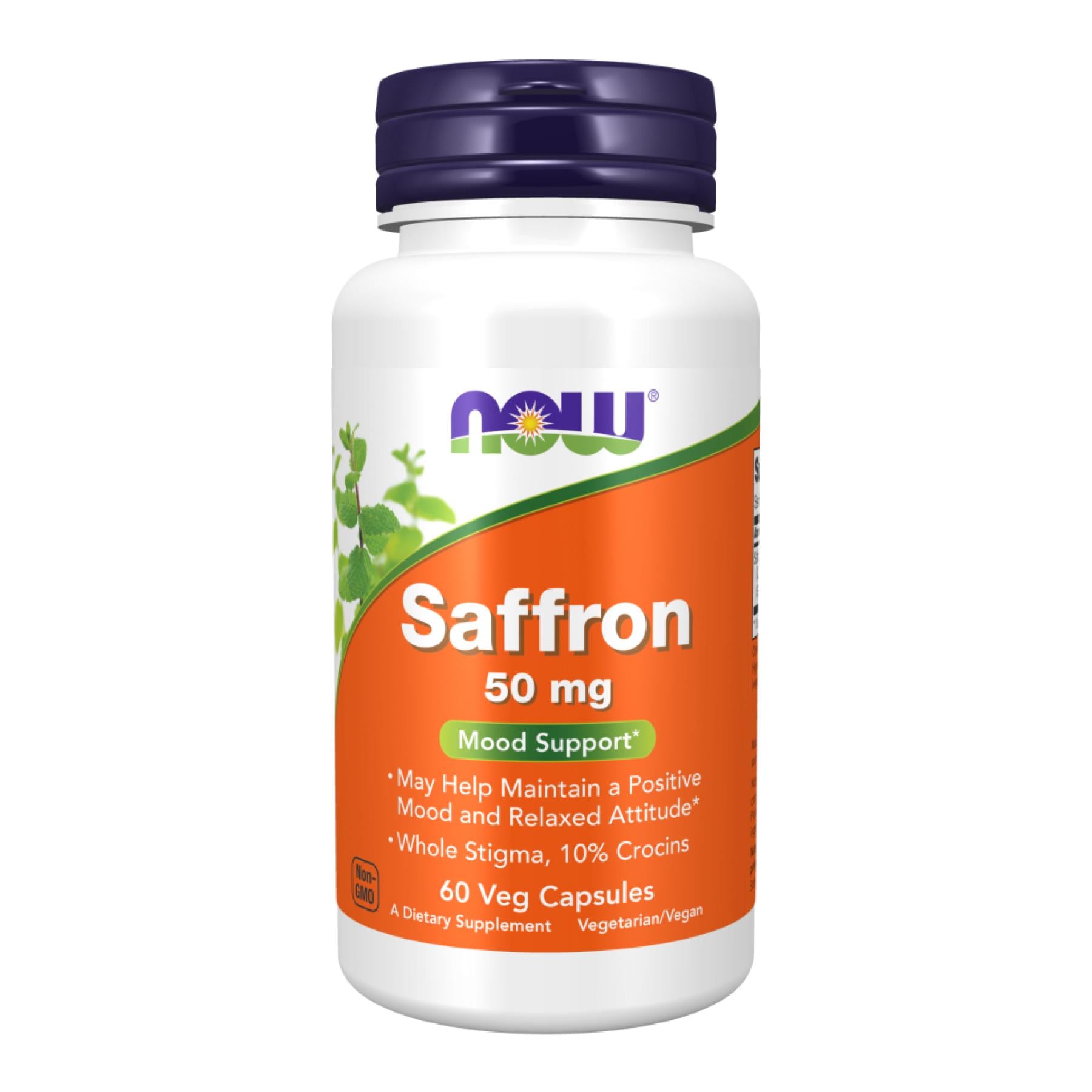 Шафран Now Foods Saffron 50 mg 60 vcaps (29686)