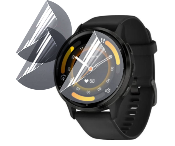 Противоударная гидрогелевая пленка Hydrogel Film для Garmin Venu3 41mm (6 шт), Transparent