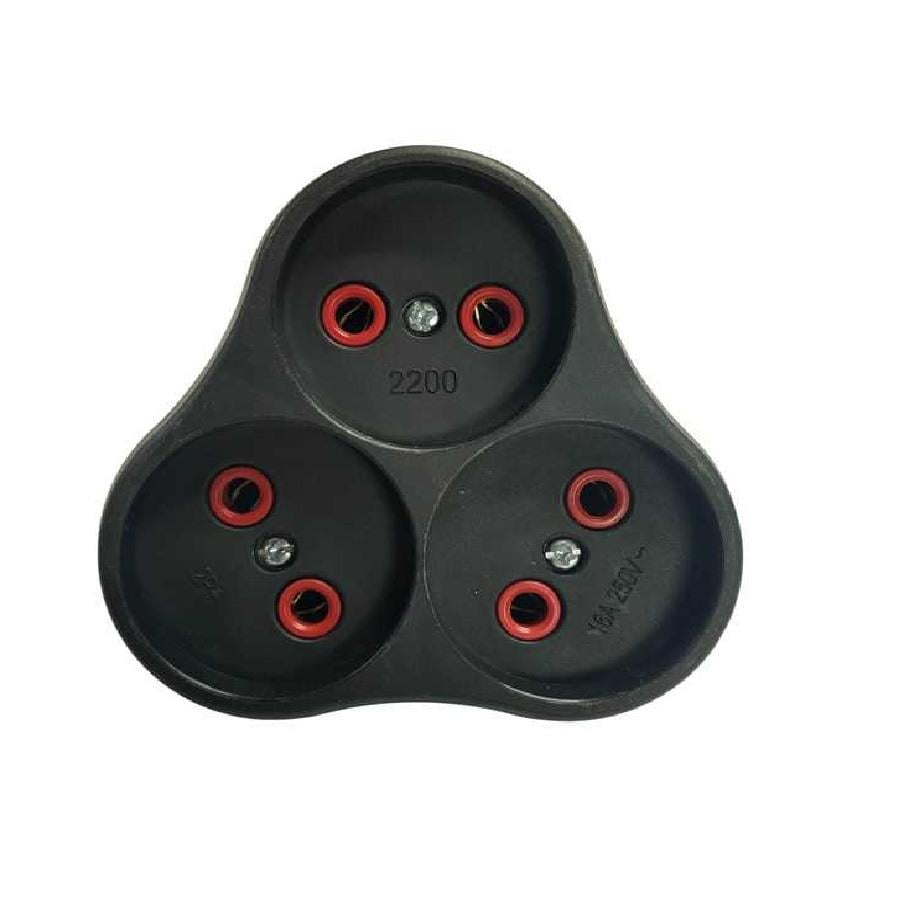 Розгалужувач трійник Neomax NX1115 Чорний