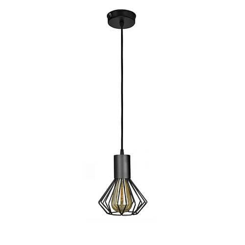 Подвесной светильник MSK Electric Diadem NL-2215 в стиле лофт E27 40 Вт IP 20 Черный (1409037027)