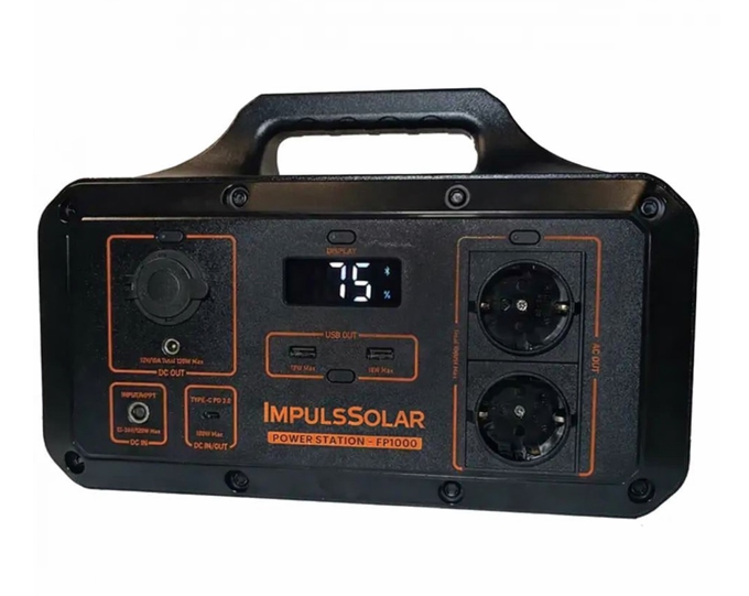 Зарядна станція Impulssolar 1000W 1021 Wh 270000 mAh (17177)