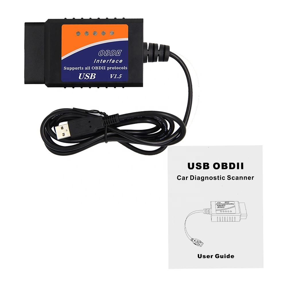 Автосканер ELM327 OBD2 USB версия 1.5 чип PIC18F25K80 - фото 4