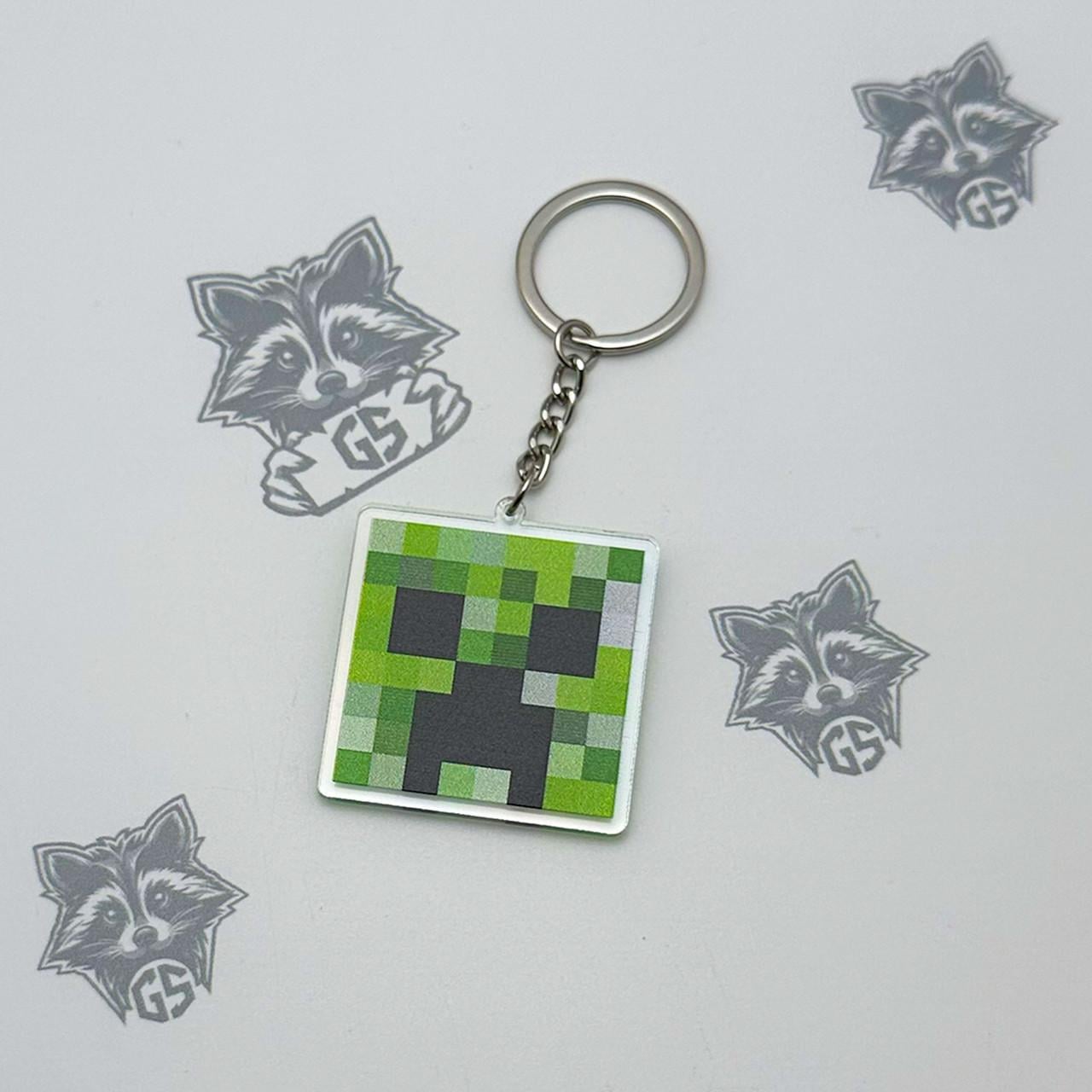 Брелок акриловый Minecraft Крипер (2286615613)