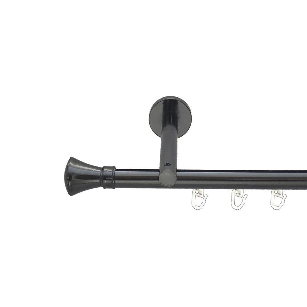 Карниз Orvit Люксор однорядный профильный 16 мм 160 см Оникс (6678597)