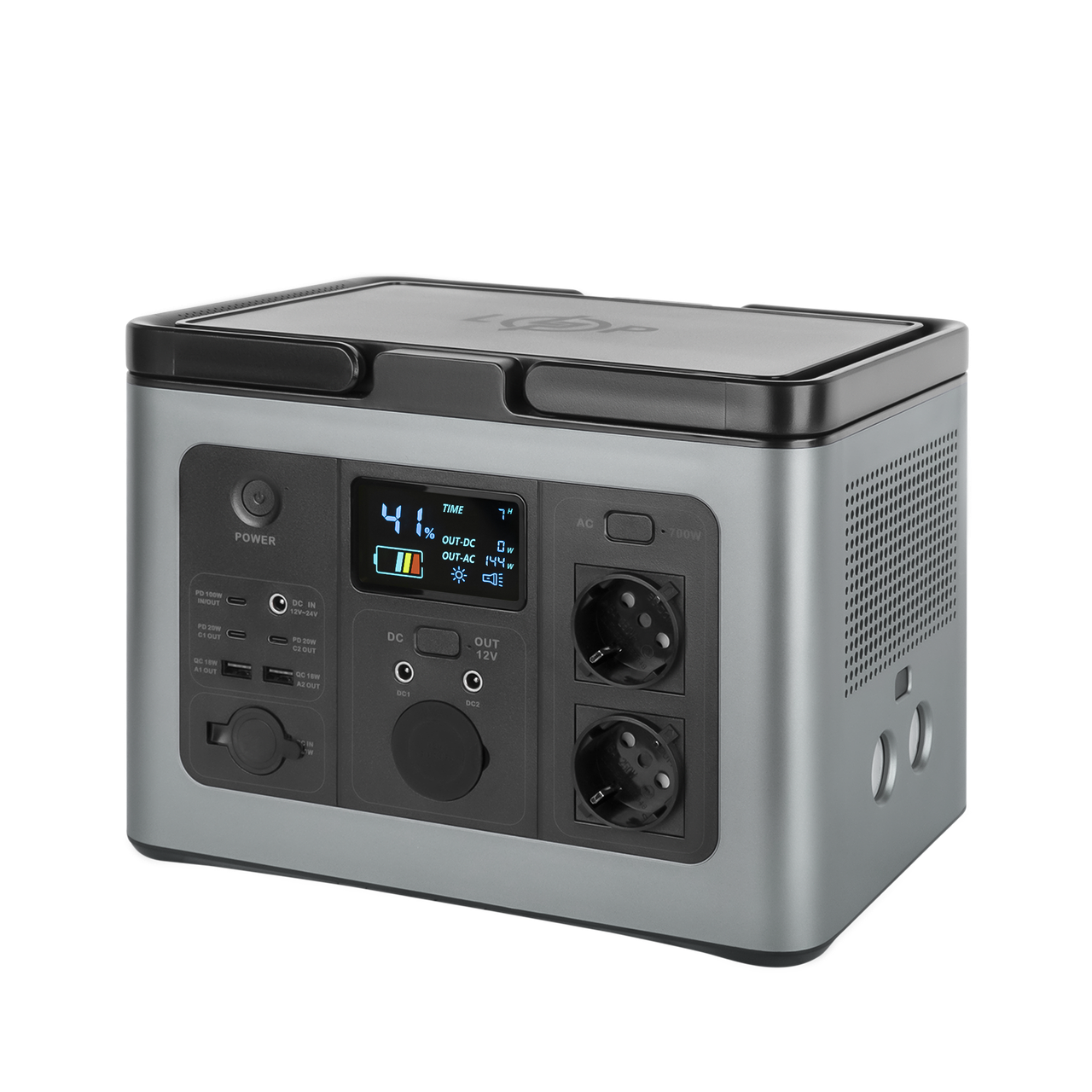 Зарядная станция портативная LP CHARGER MPPT 700 Pro 700W 614Wh многофункциональная - фото 3