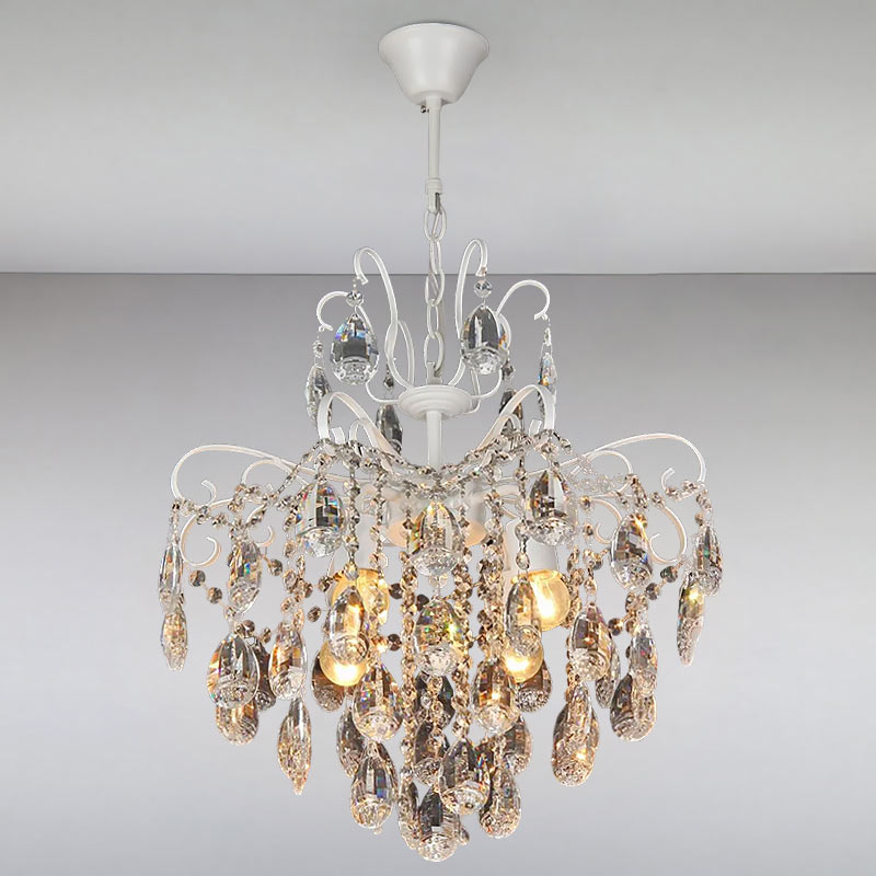 Люстра підвісна Light House NM-15267/4 кришталева Білий