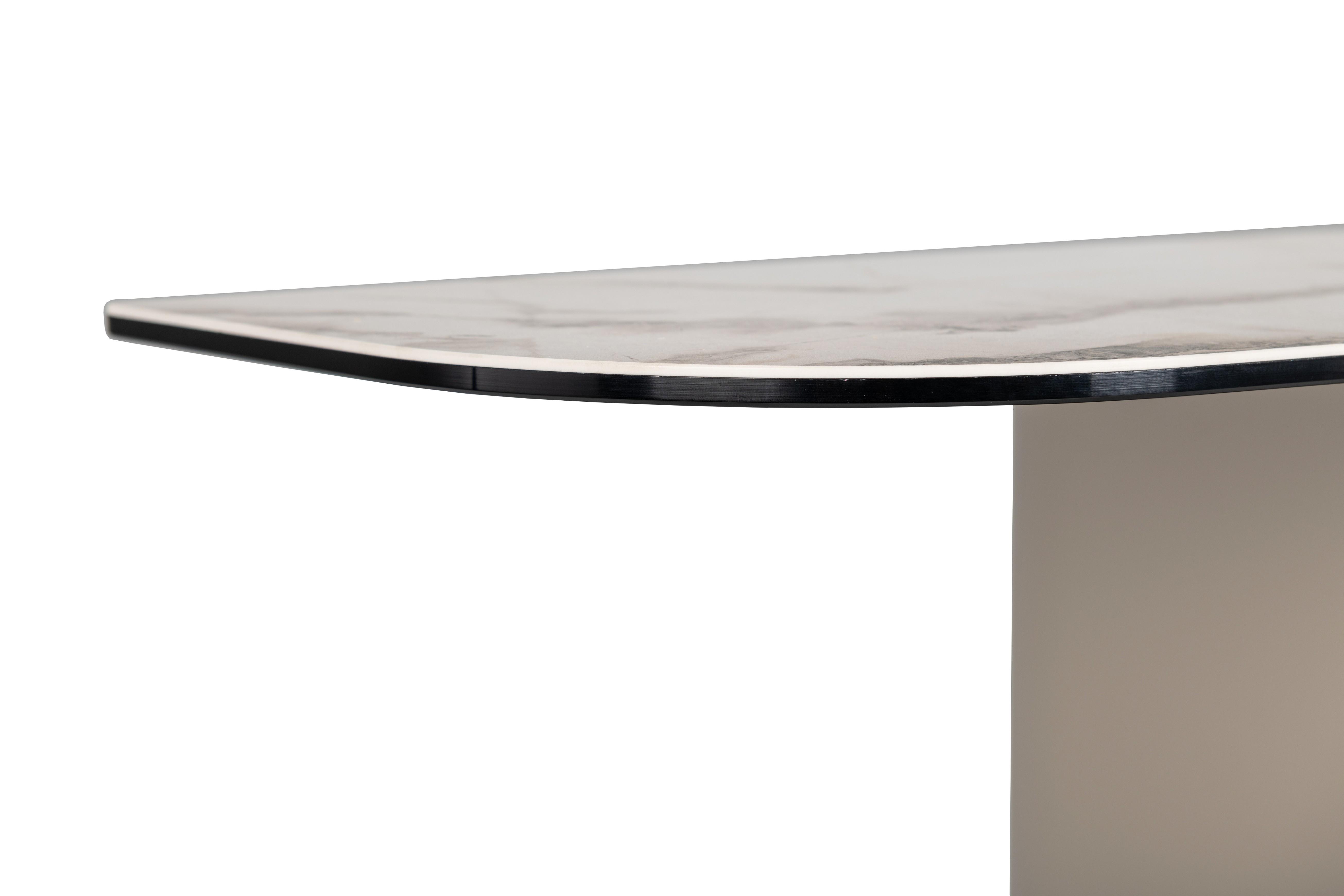 Консоль Кристиано Vetro 1200х400х760 мм Аврора голд/Бежевый - фото 6 Консоль Кристиано Vetro 1200х400х760 мм Аврора голд/Бежевый - фото 6