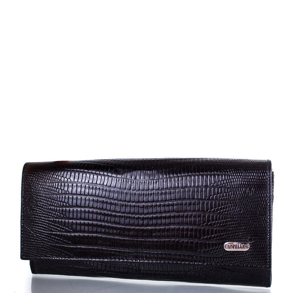Кошелек женский кожаный CANPELLINI 4265 Черный