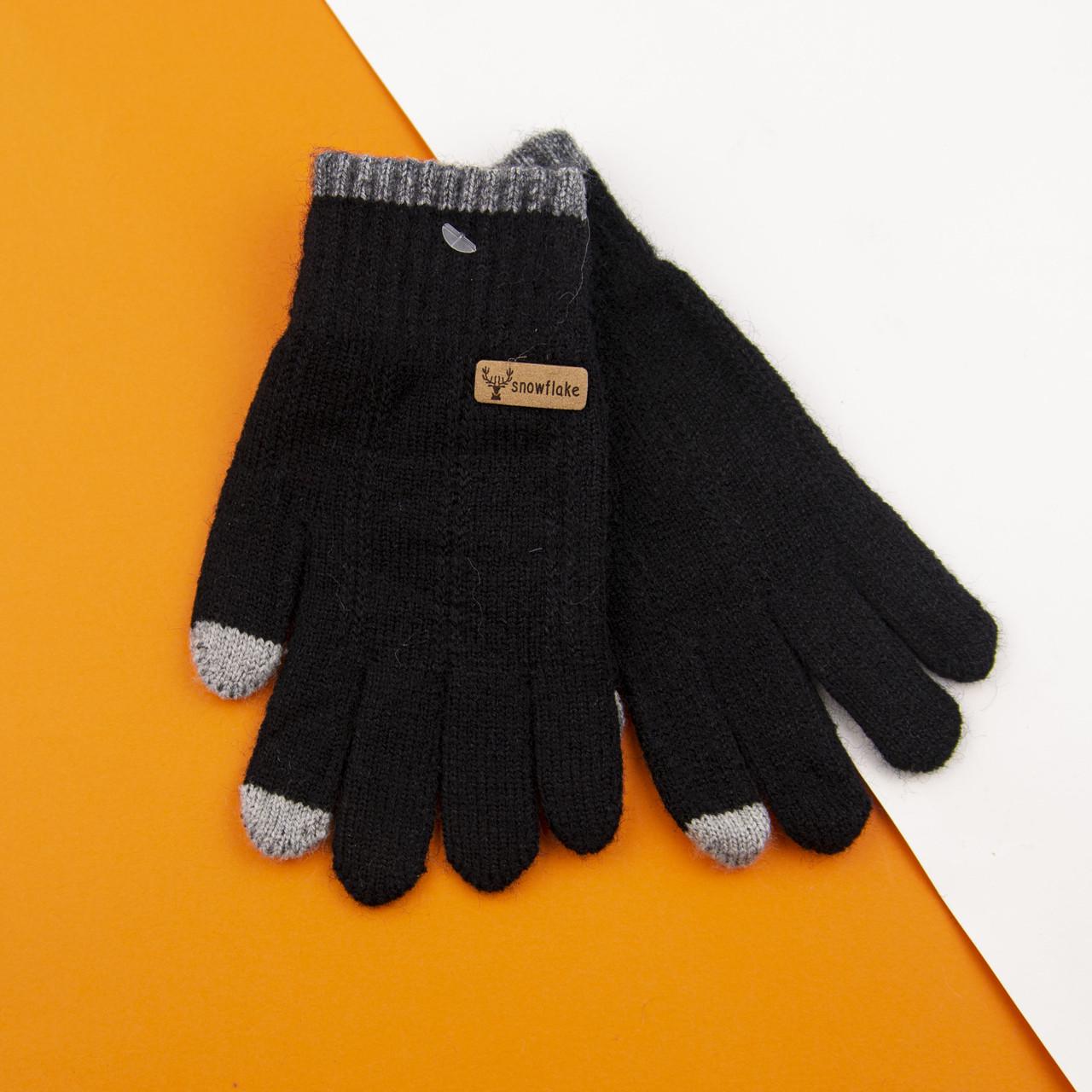 Рукавички для хлопчиків snowflake 4 - 6 років Чорний (22-7-26) Рукавички для хлопчиків snowflake 4 - 6 років Чорний (22-7-26)