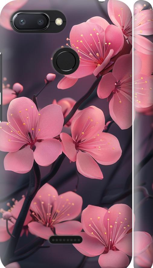 Чехол на Xiaomi Redmi 6 Пурпурная сакура (6075m-1521-42517)