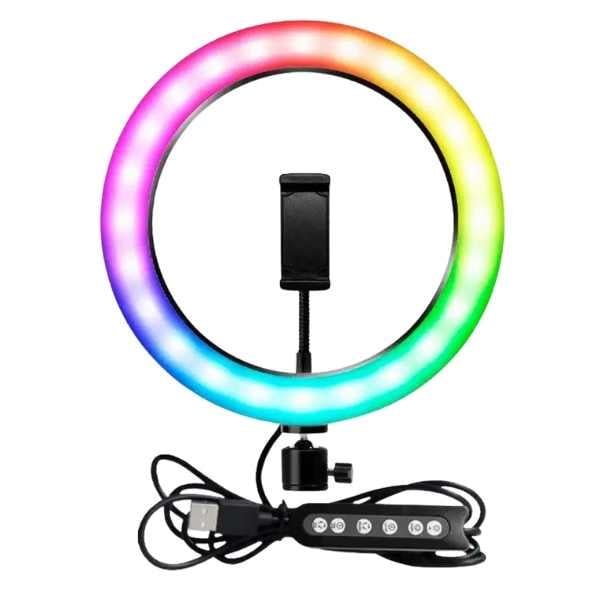 Лампа кольцевая MJ20 RGB LED USB 20 см (c5fb14d2)