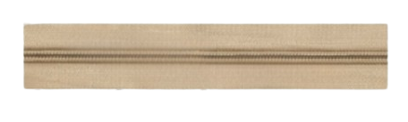 Рулонная спиральная молния Sigma №5 200 м с бегунками 200 шт. Светло-бежевый (713885)