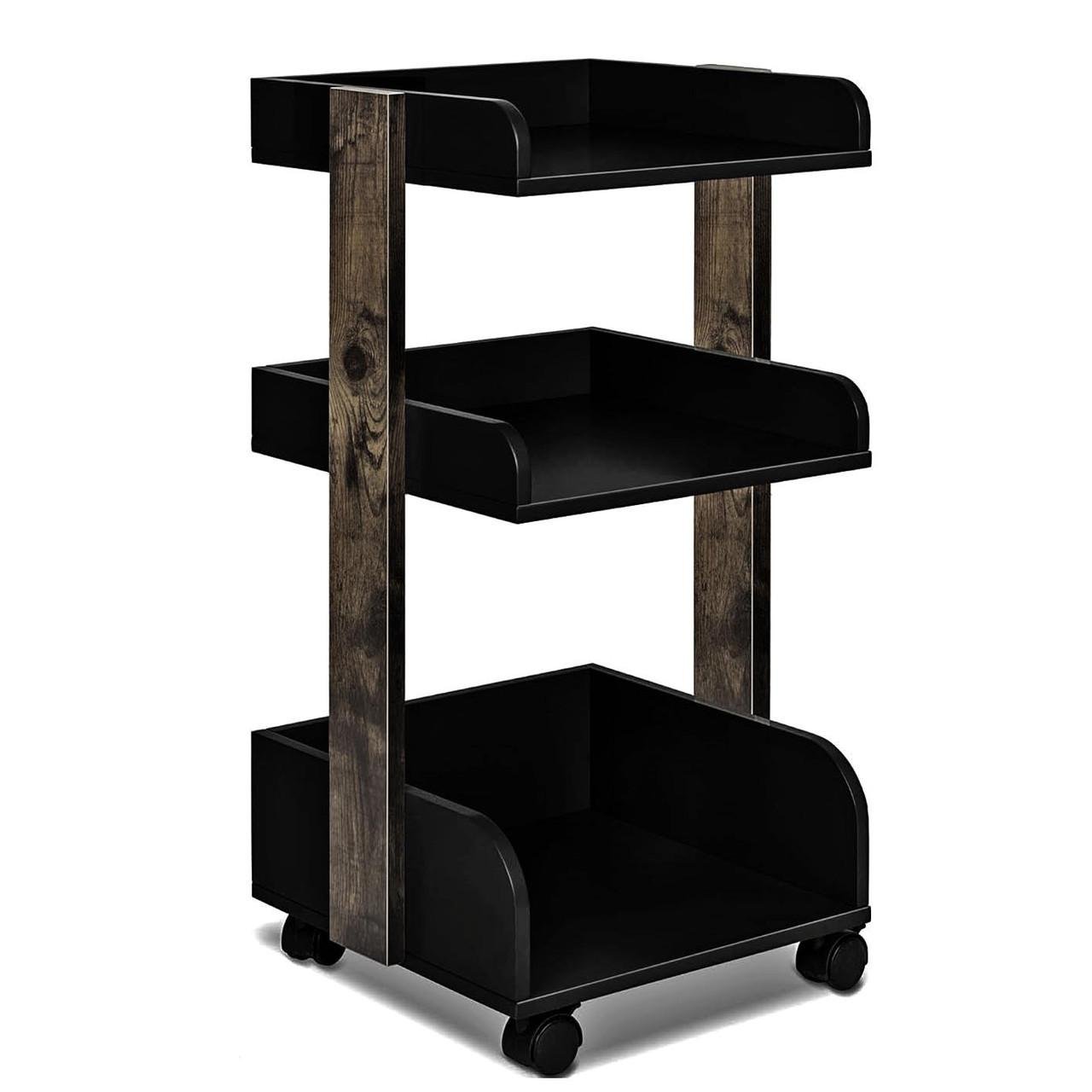 Этажерка для ванной из дерева на колесиках Окулури Мокко/Венге (АБТ-00901012) Этажерка для ванной из дерева на колесиках Окулури Мокко/Венге (АБТ-00901012)