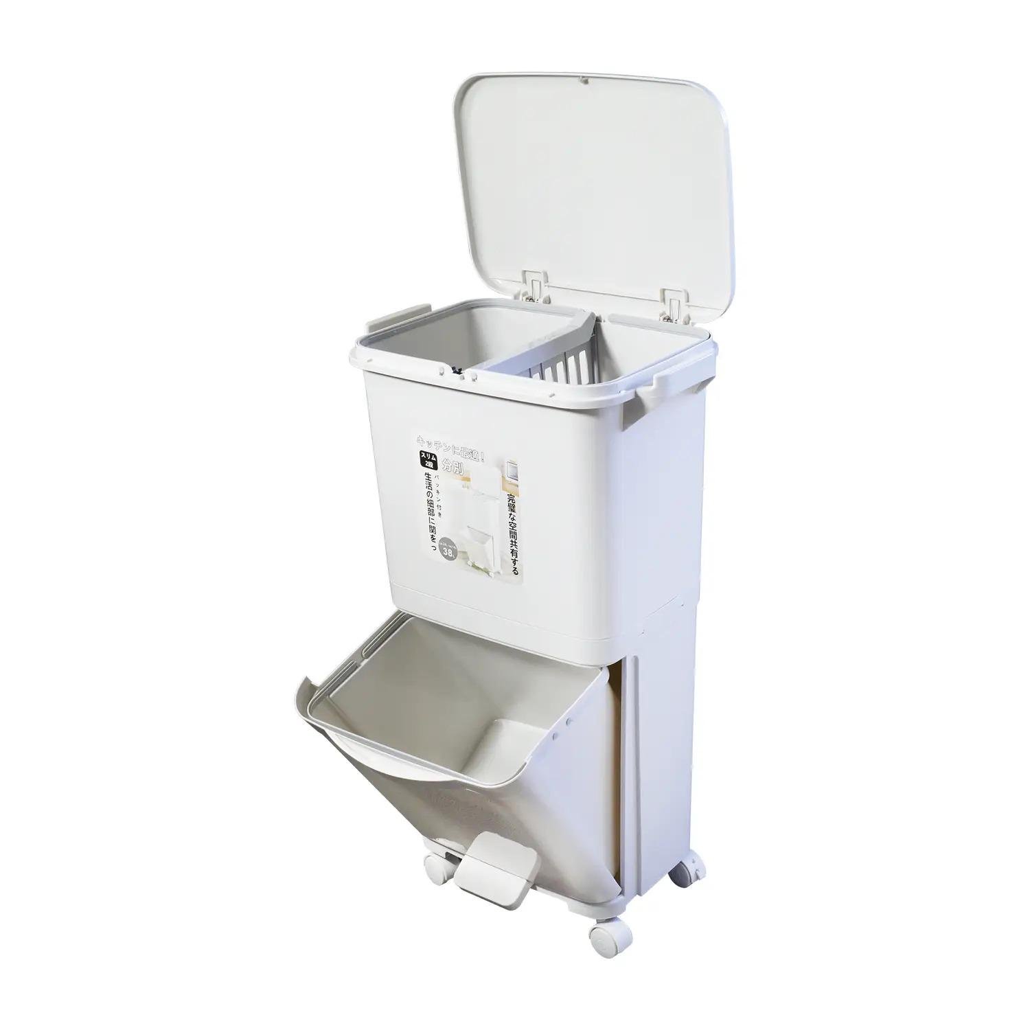 Кухонный мусорный контейнер Wellamart с ящиками (6037)