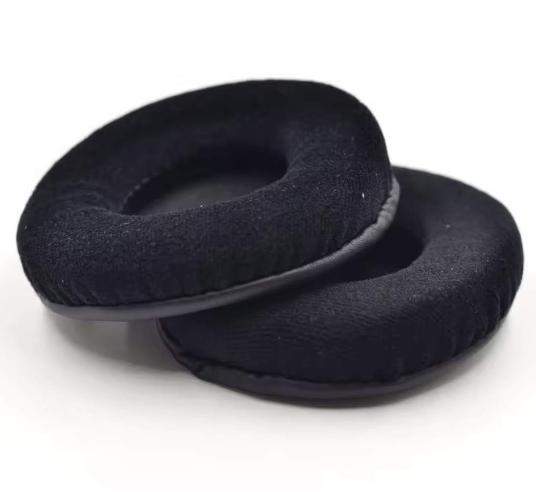 Амбушюры велюровые Audio-Technica ATH-PRO500 SV/ATH-PRO500MK2/ATH-PRO700/ATH-PRO700MK2 Черный (29862607)