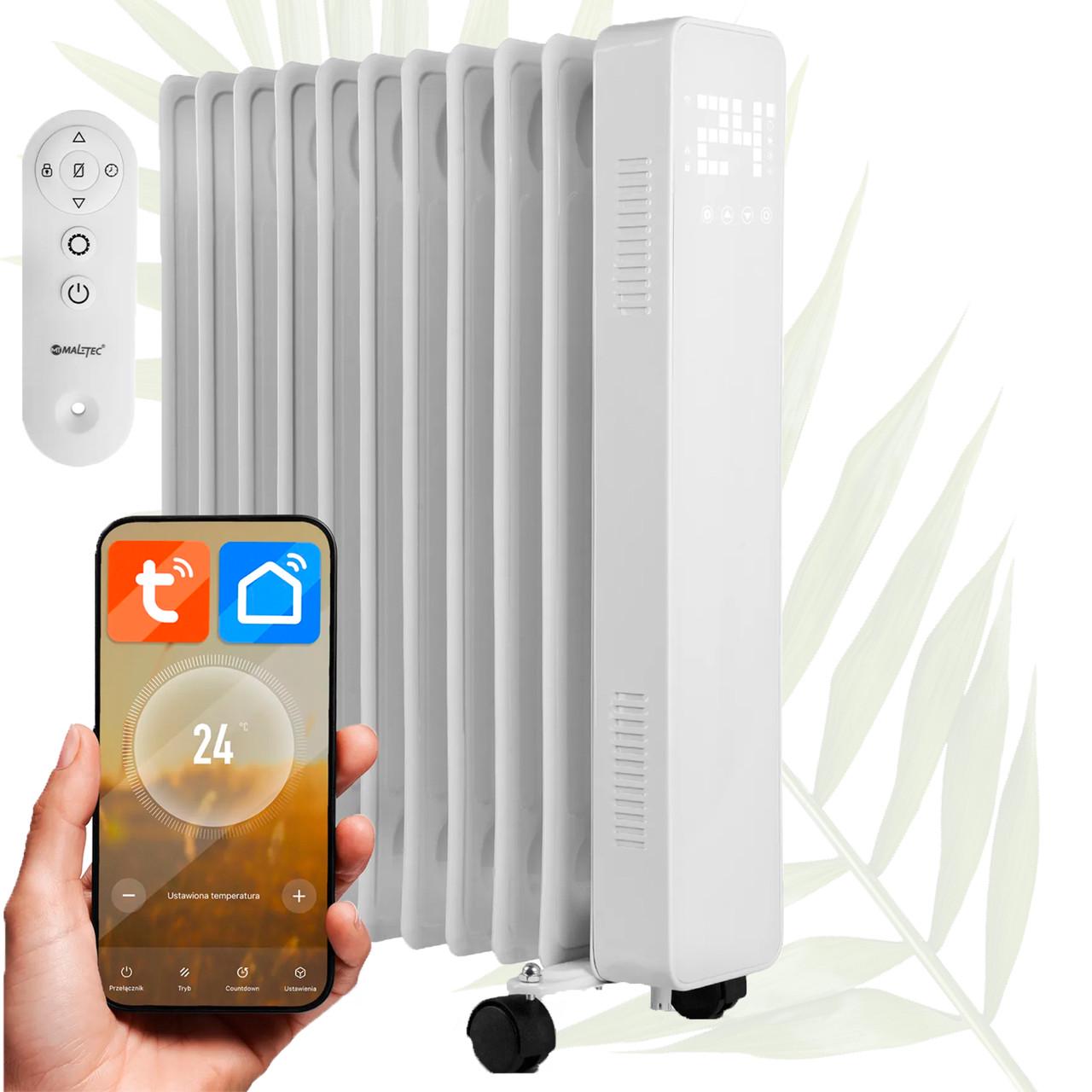 Масляний обігрівач Maltec WI-FI 2500W 11 ребер - фото 8