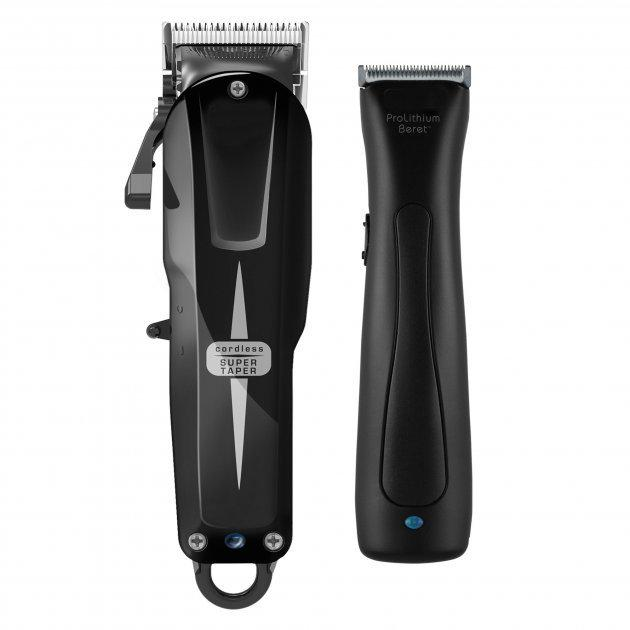 Набор машинок в кейсе Cordless Combo Super Taper Cordless Black/Beret Stealth 2200 мАч 6000 об/мин Черный