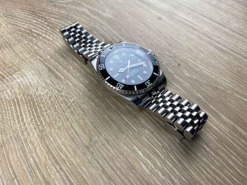 Годинник механічний Pagani Design PD-1661 водонепроникний з автопідзаводом Silver/Black (1138-0009) - фото 3