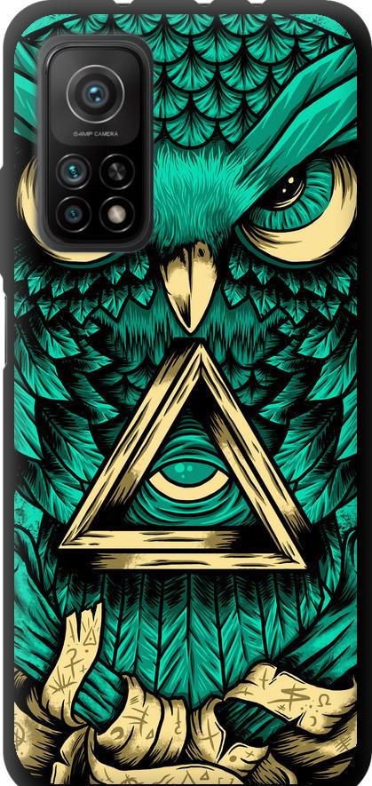 Чехол на Xiaomi Mi 10T Сова Арт-тату (3971b-2096-42517)