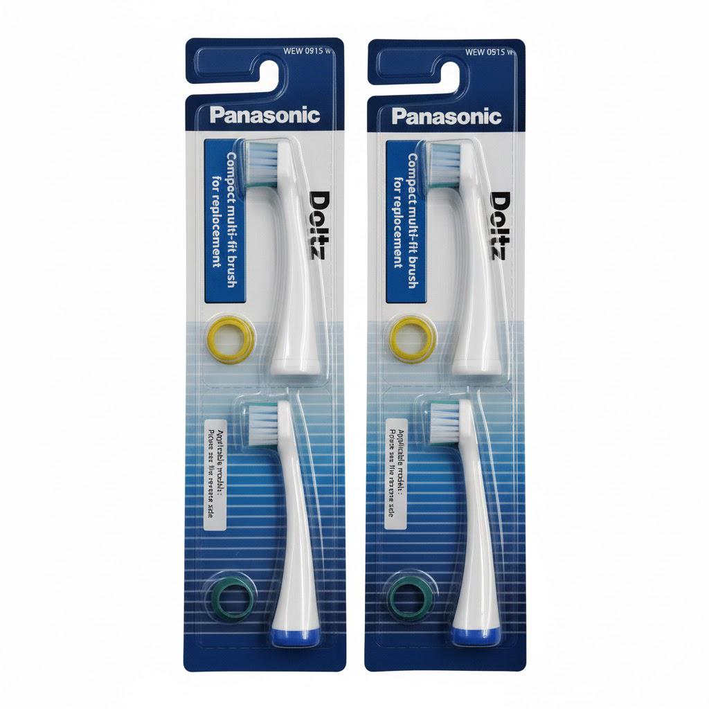 Насадка к электрической зубной щетке Panasonic WEW-0915E-W-AS1 2 блистера