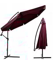 Парасоля садова кутова з нахилом AVKO Garden AGU2024 та чохол 3 м Бордовий - фото 3 Парасоля садова кутова з нахилом AVKO Garden AGU2024 та чохол 3 м Бордовий - фото 3