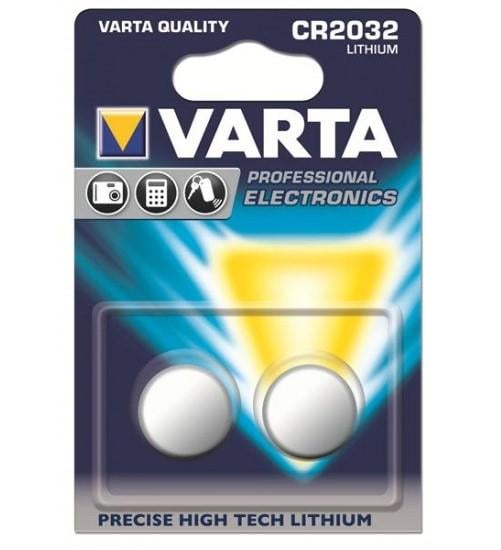 Батарейка литиевая Varta CR2032 230 mAh 3-6V 2 шт. (26938383)