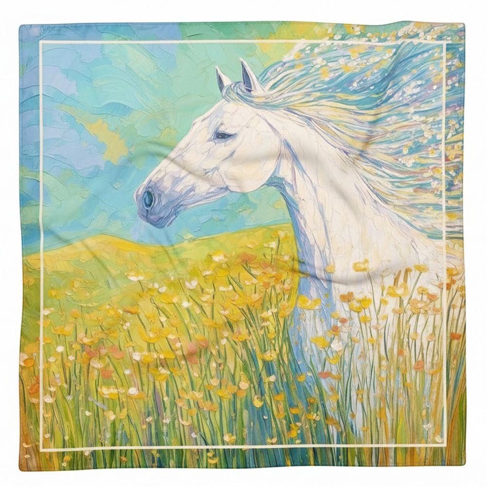 Платок шелковый Благородность 68х68 см (HUST_25M054)