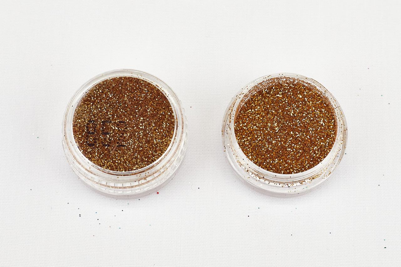 Глітер 853 0,2 мм 1/64 70 мл Бронзовий світлий (078532) - фото 2 Глітер 853 0,2 мм 1/64 70 мл Бронзовий світлий (078532) - фото 2