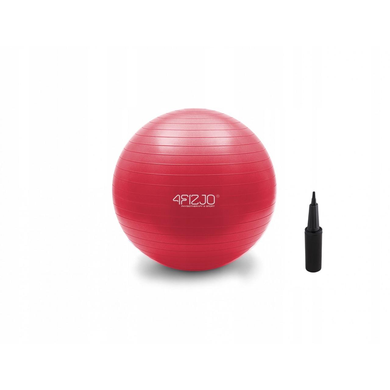 М'яч для фітнесу 4FIZJO 4FJ0031 Anti-Burst 55 см Red