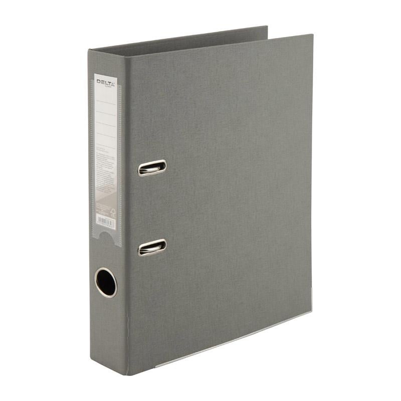 Папка-регистратор Axent Delta двусторонняя А4 полипропилен 50 мм собрана Серый (d1711-03c)