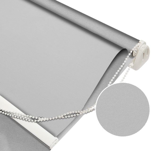 Рулонна штора NewTex Blackout LUX 132х165 см Сірий (16) - фото 2