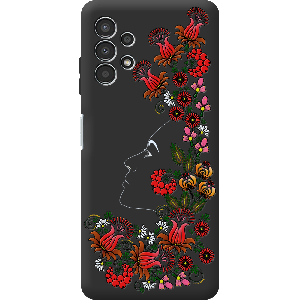 Чехол BoxFace Samsung Galaxy A32 5G (A326) 3D Ukrainian Muse Черный силикон (44333-bk64-44336)